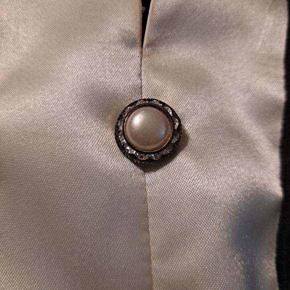 Vtg LUCIE ANN 1970's Mod Lounge Wear Maxi Dress Velour Pockets Oversized - Picture 5 of 11